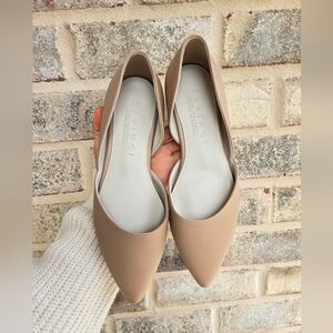 Cute Korean Beige Flats